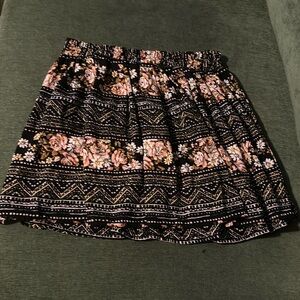 Floral Mini skirt